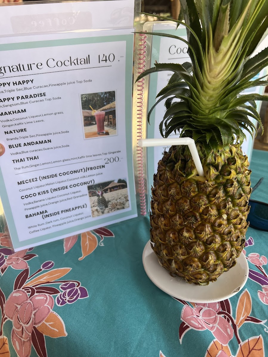 Menu Happy Beach Bar & Restaurant-1