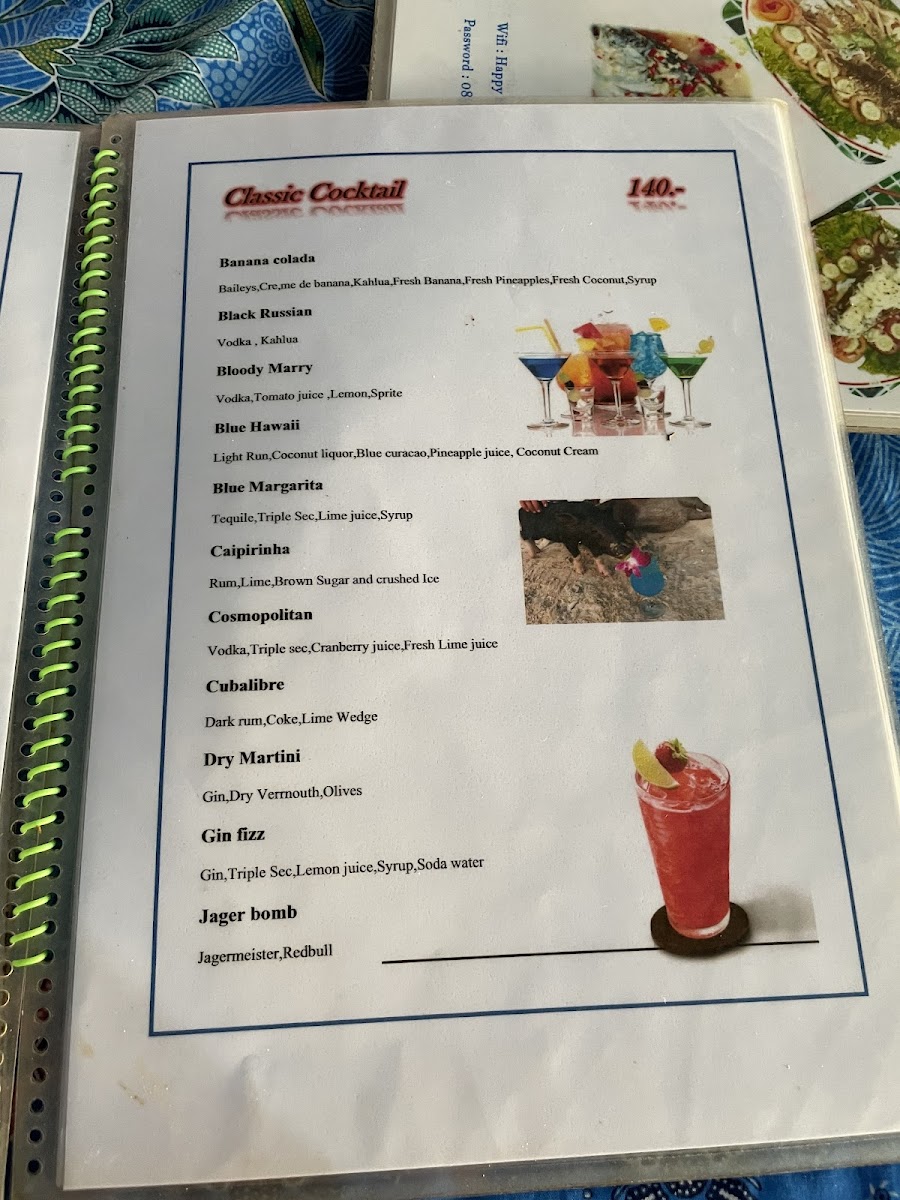 Menu Happy Beach Bar & Restaurant-3