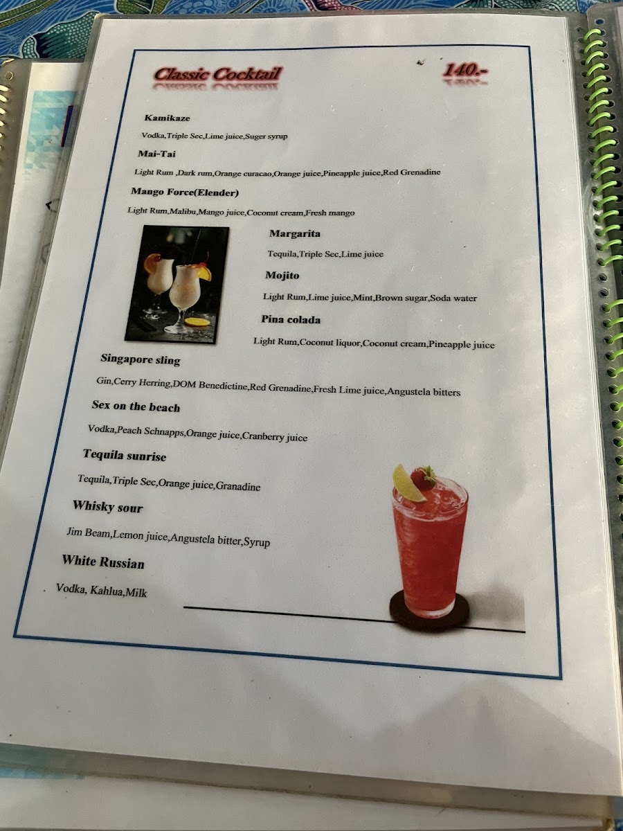 Menu Happy Beach Bar & Restaurant-4