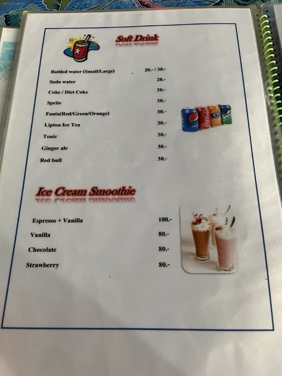 Menu Happy Beach Bar & Restaurant-8