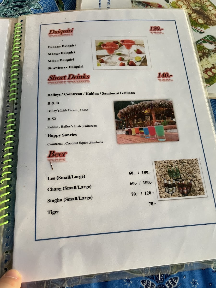 Menu Happy Beach Bar & Restaurant-9